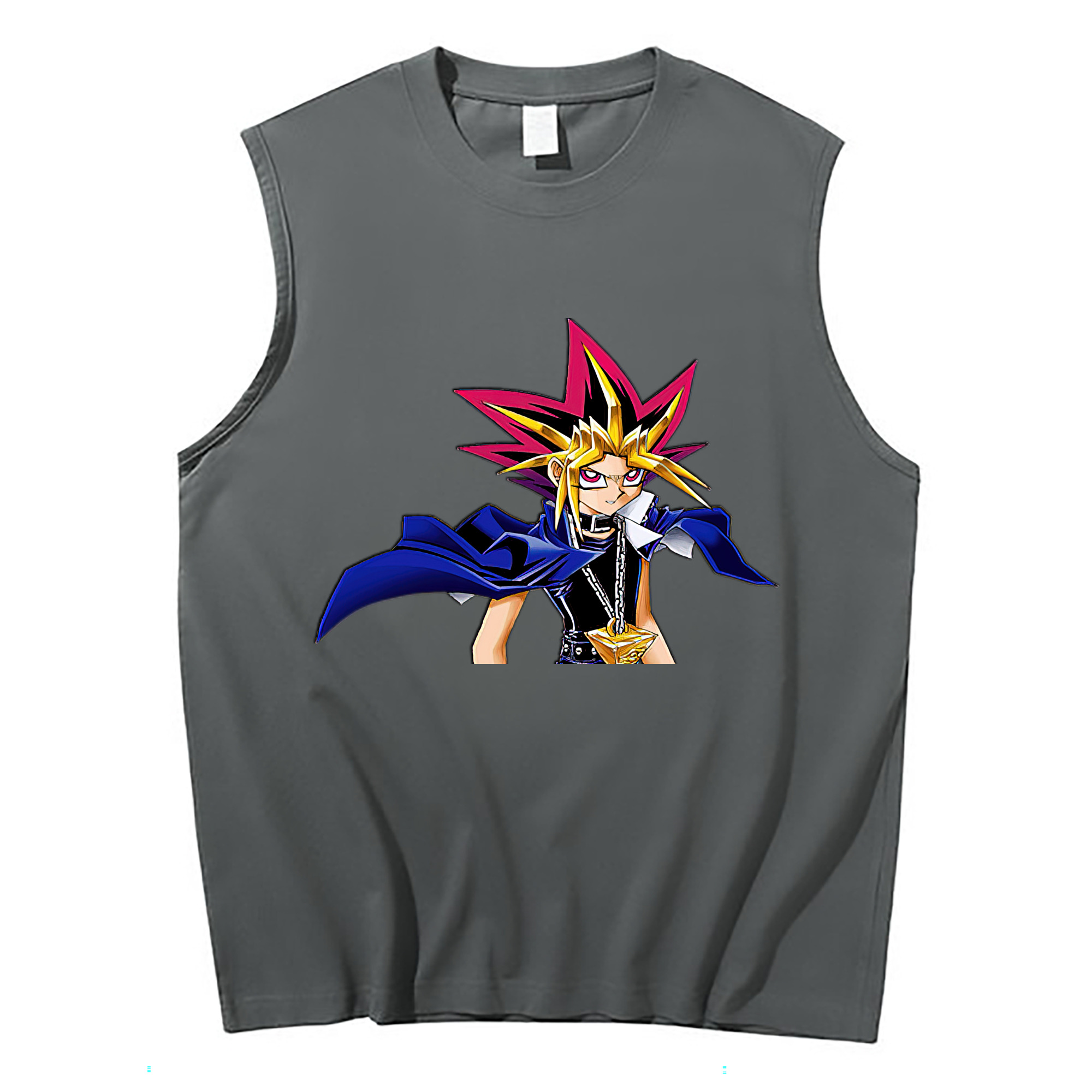 （画像用） 遊☆戯☆王 Yu-Gi-Oh! コットン100％タンクトップ（フロントプリント）